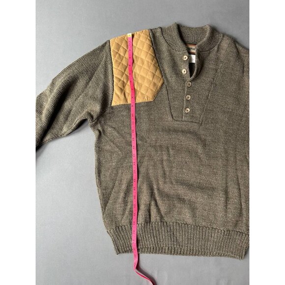 Vintage Remington Wool Blend Sweater Wind Stopper Gore Size Large Made in USA - Picture 5 of 6